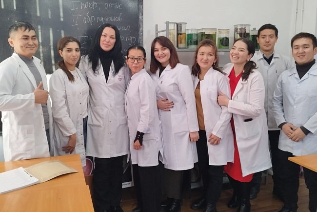 Russian scientists conducted classes for medical students KRSU as part of the «Visiting Professor» program